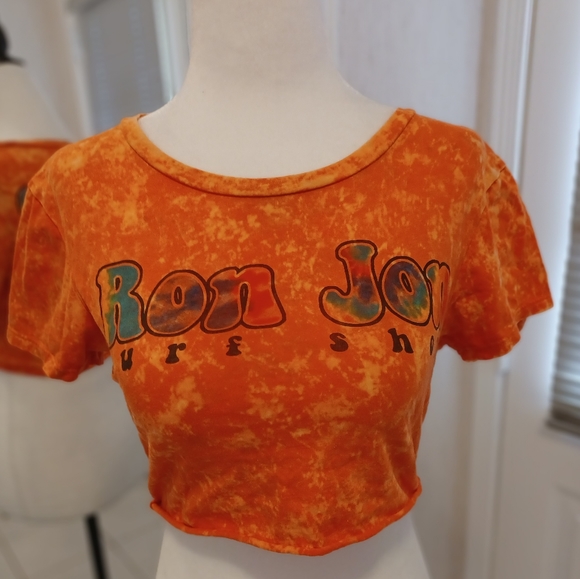 4/$40 Orange Tie Dye Tee - Size Small - Picture 2 of 5